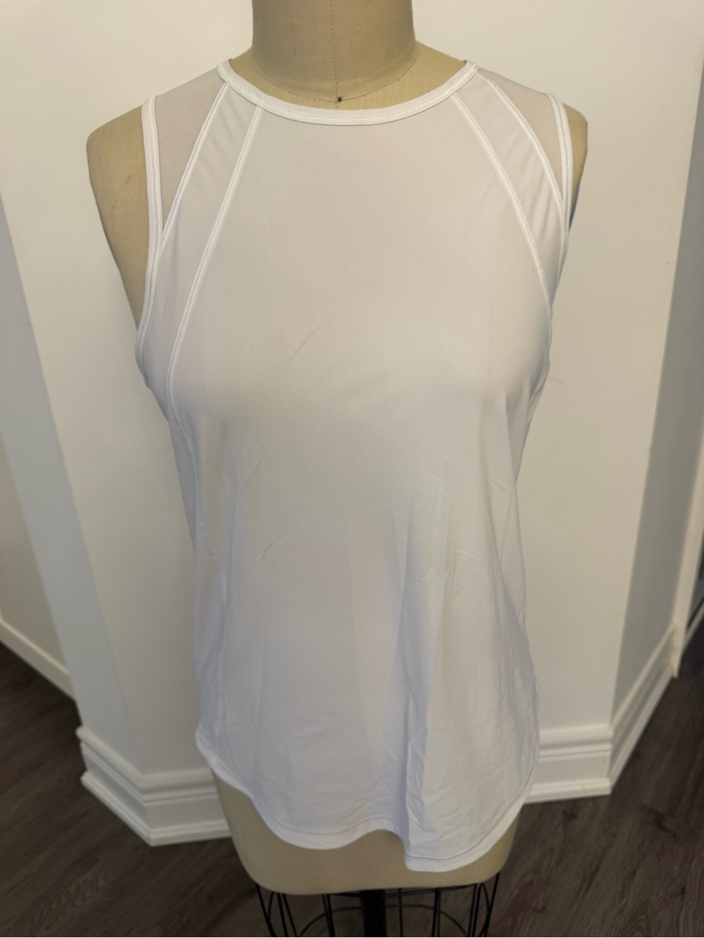 lululemon athletica White Racerback-Style Training Tank